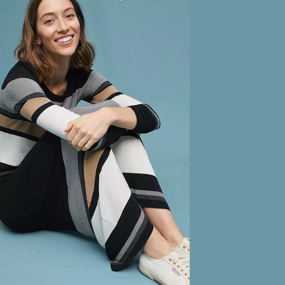 BAILEY 44 Long-Sleeve Striped Maxi Dress - Sz XS - Picture 2 of 12